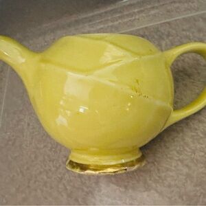 Vintage Yellow Teapot